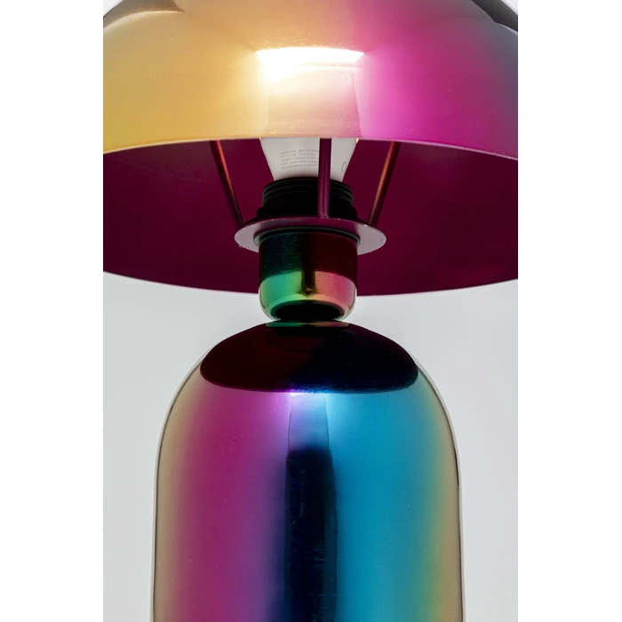Bordslampa Rainbow mässing Ø37 cm, Flerfärgad, diameter 37 cm, med fokus på material och ytstruktur
