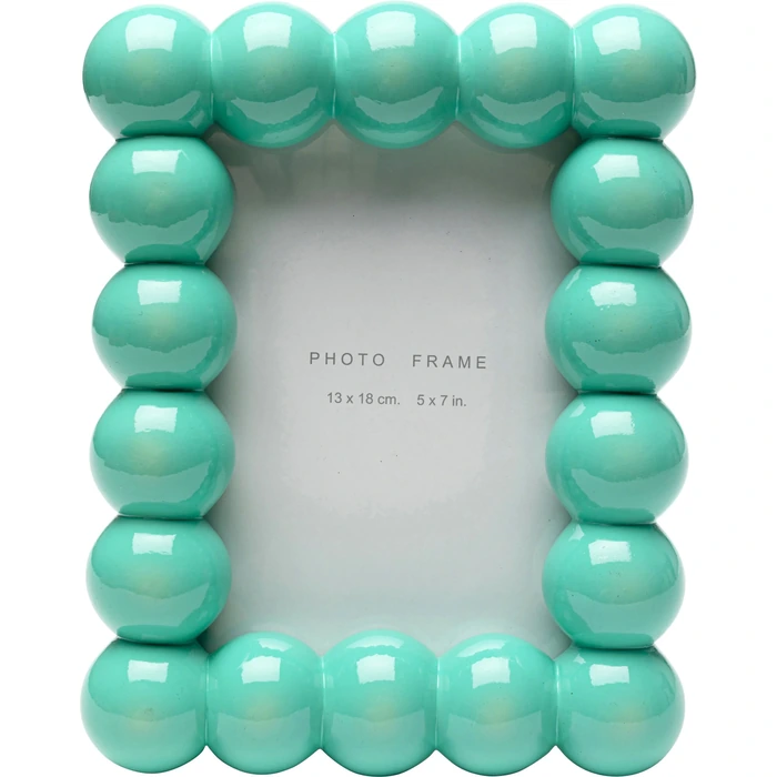 Fotoram Bubble turkos 10x15 cm