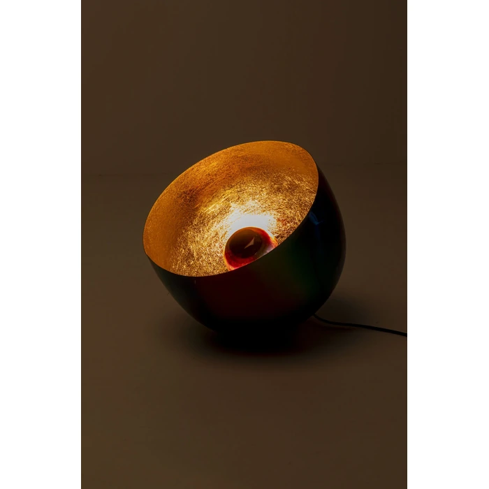 Golvlampa Rainbow guld Ø35 cm, Guld/Flerfärgad, diameter 35 cm, sedd framifrån