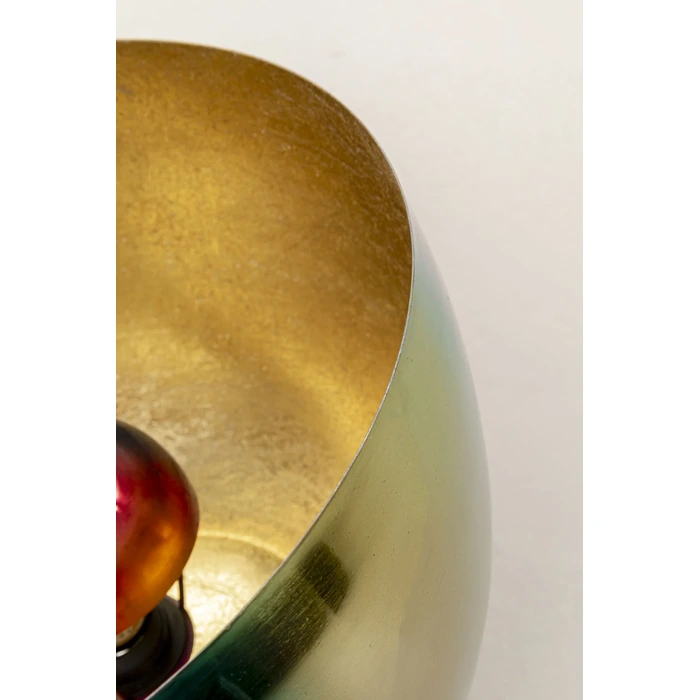 Golvlampa Rainbow guld Ø35 cm, Guld/Flerfärgad, diameter 35 cm, sedd ovanifrån