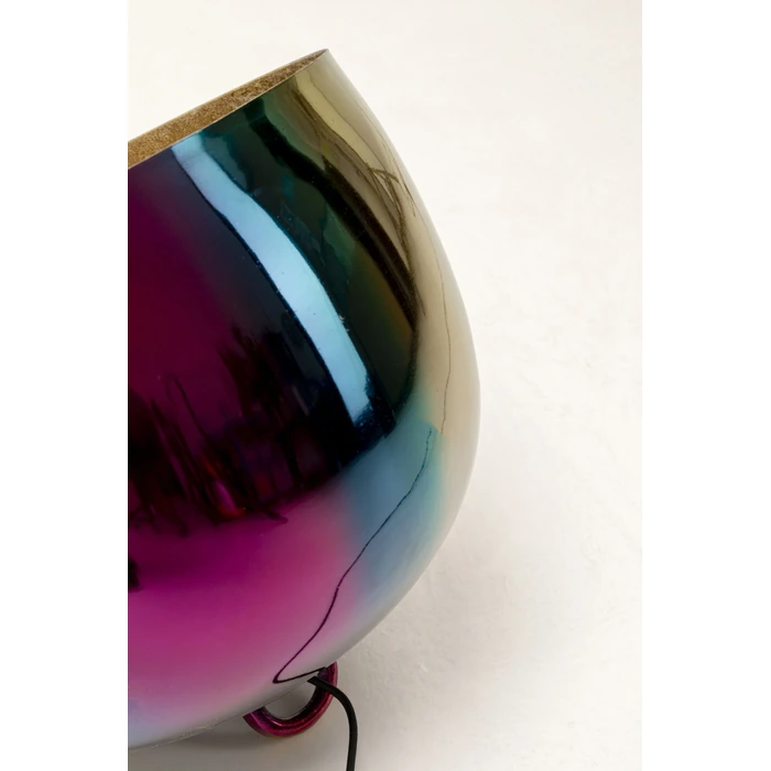 Golvlampa Rainbow guld Ø35 cm, Guld/Flerfärgad, diameter 35 cm, sedd bakifrån