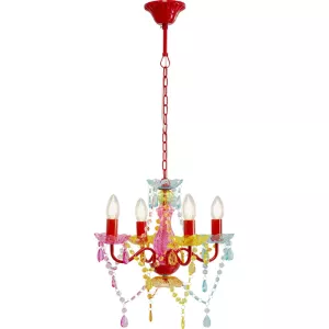 Taklampa Starlight Rainbow, 4-armad