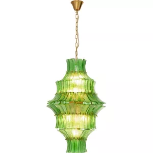 Taklampa Venezia Double Green Ø53 cm