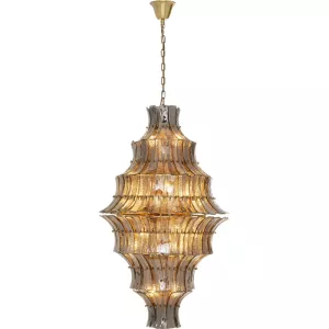 Pendellampa Venezia Double Smoke Ø71 cm