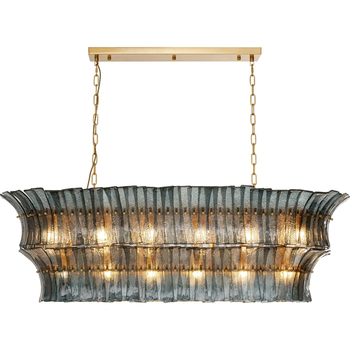 Pendellampa Venezia blå 130 cm