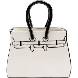 Vas Favola Bag vit, 31 cm, Vit/Svart, mått 31 cm, i huvudvy