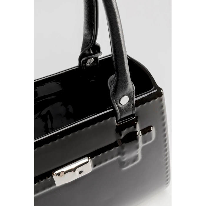 Vas Black Purse svart, 24 cm, mått 24 cm, sedd ovanifrån