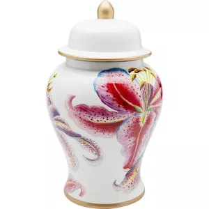 Dekorationsburk Lillies rosa Ø26 cm