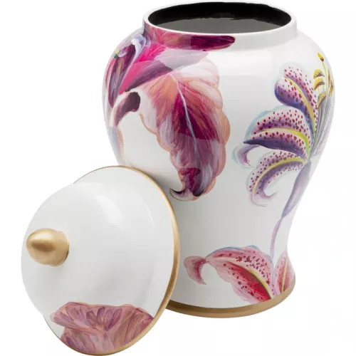 Dekorationsburk Lillies rosa Ø26 cm