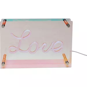 Bordslampa LED Font LOVE