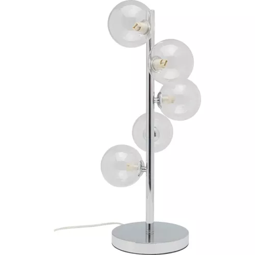 Bordslampa LED Scala Klot, krom 54 cm