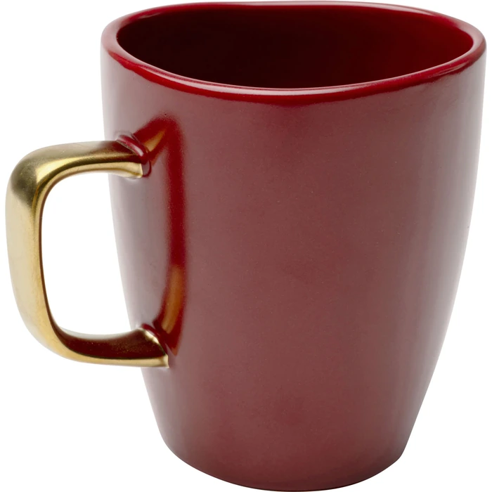 Mugg Vibrations röd och guld