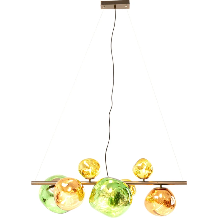 Taklampa Burbuja Colore flerfärgad 150 cm