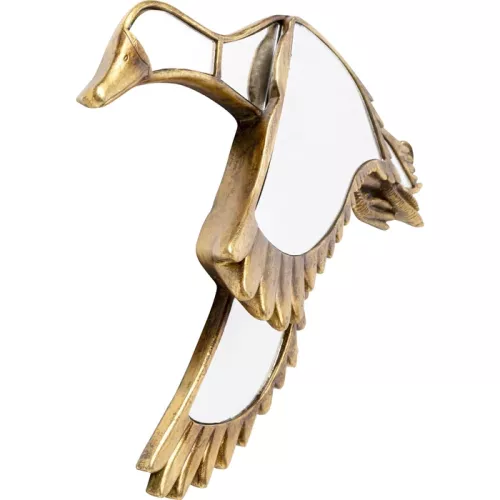 Väggdekor Duck med spegelglas, 37 x 24 cm