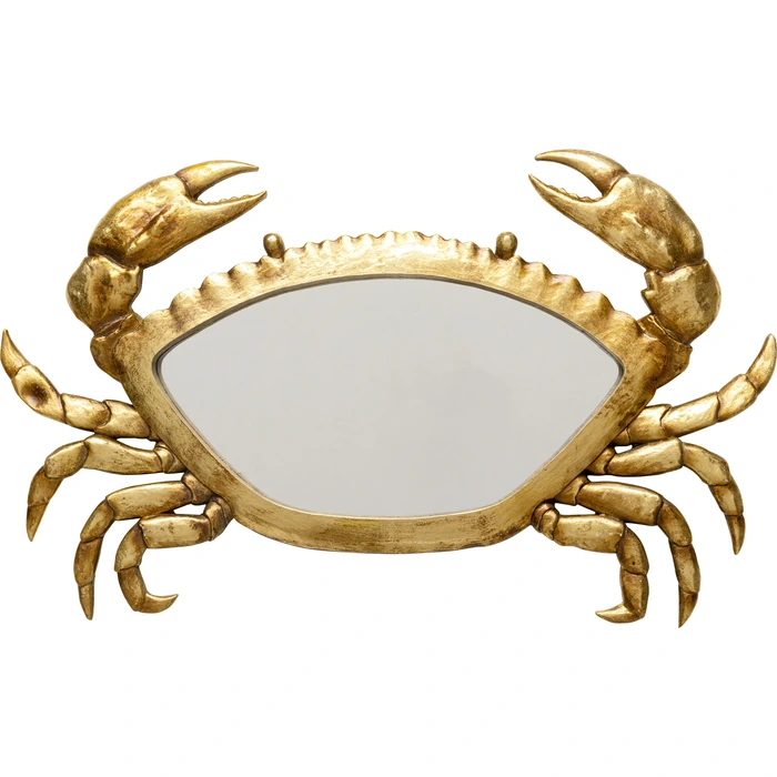 Väggdekoration Crab spegel 57x34 cm