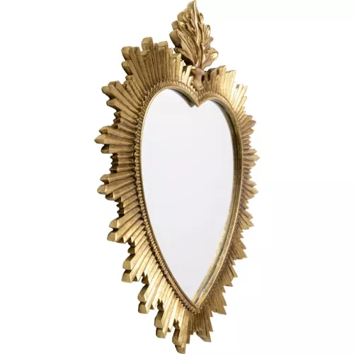 Väggdekoration Heart spegel 49x54 cm
