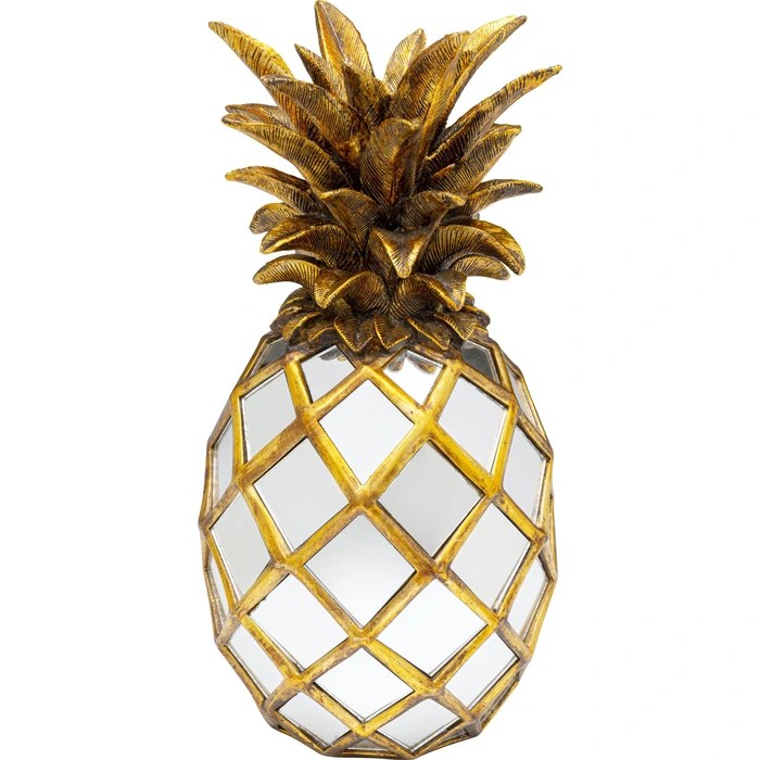 Dekorationsfigur Pineapple spegel 29x35 cm