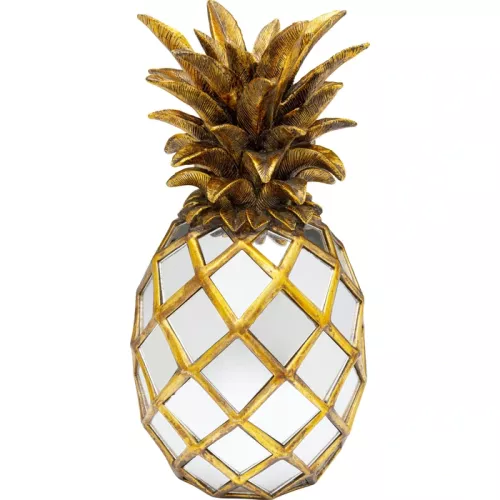 Dekorationsfigur Pineapple spegel 29x35 cm