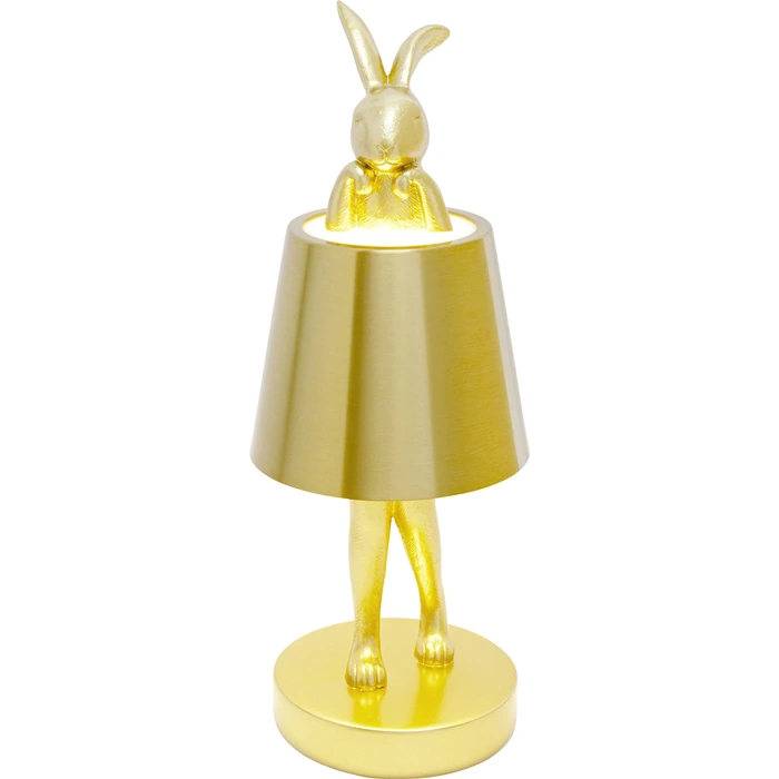 Bordslampa LED Rabbit, Guld