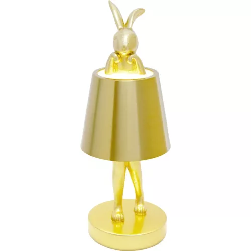 Bordslampa LED Rabbit, Guld