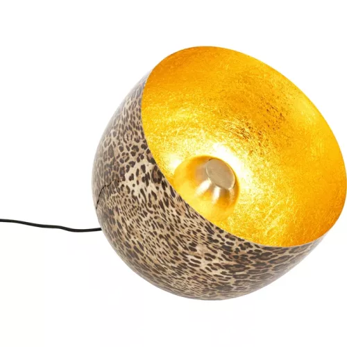 Golvlampa All Leo Ø50 cm mässing