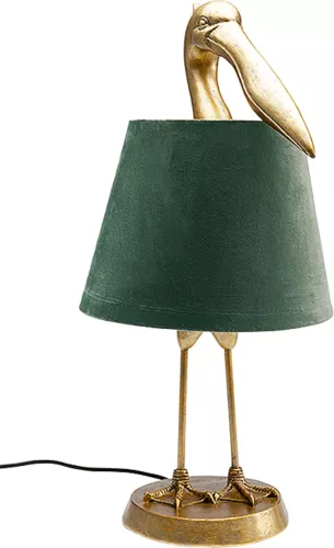 Bordslampa Pelican med pelikan, 62 cm