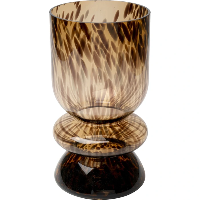 Vas Caramel i glas, 32 cm, Brun, mått 32 cm, i huvudvy