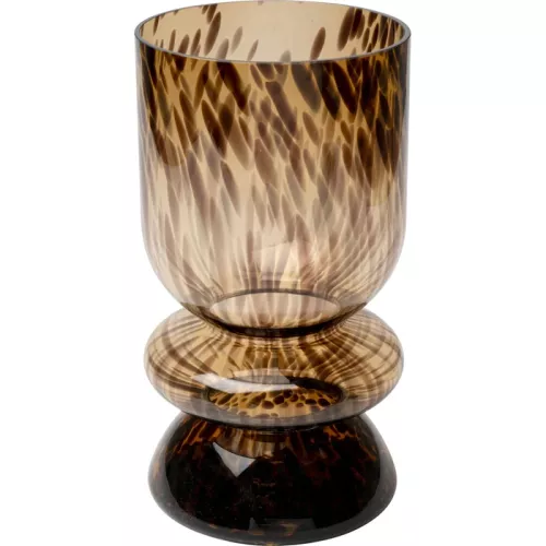Vas Caramel i glas, 32 cm, Brun, mått 32 cm, i huvudvy