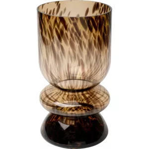 Vas Caramel i glas, 32 cm, Brun, mått 32 cm, i huvudvy