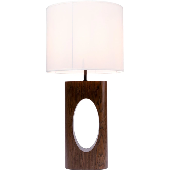 Bordslampa Suri i valnöt, 53 cm