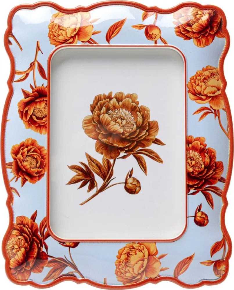 Fotoram Peonies ljusblå, 13 x 17 cm