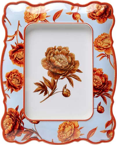 Fotoram Peonies ljusblå, 13 x 17 cm
