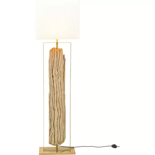 Golvlampa Nature Stem guld, 165 cm