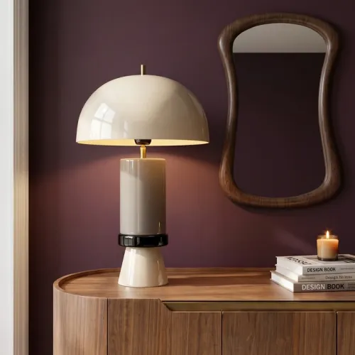 Bordslampa Josy grå, 51 cm