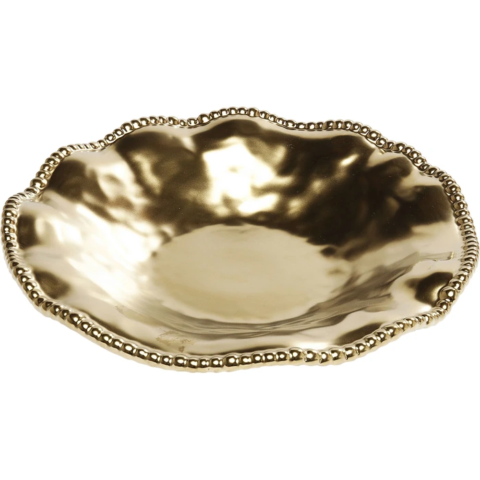Tallrik Fat Bell guld, Ø36 cm