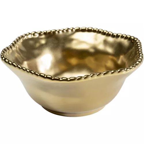 Skål Bell Gold i guldfinish, Ø16 cm