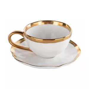 Kaffekopp med fat Bella - 2 delar