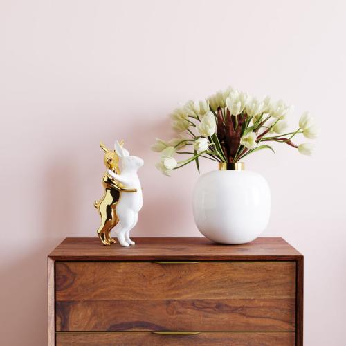 Skulptur Kramande Kaniner