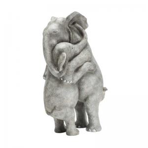 Skulptur Kramande Elefanter