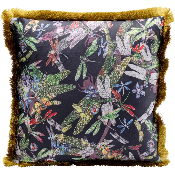 Prydnadskudde Tropical Garden Fringe 45×45 cm