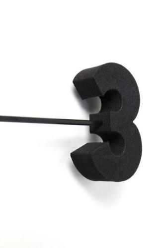 Väggklocka Like Umbrella svart Ø100