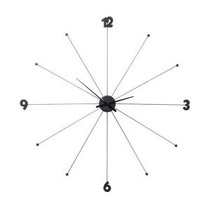 Väggklocka Black Star, Ø 100cm