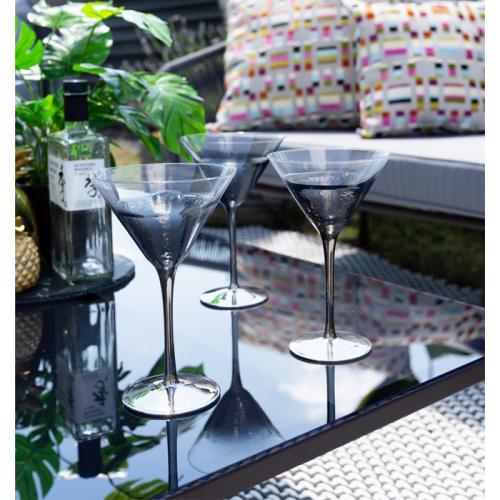Cocktailglas Fade Silver, 4-pack