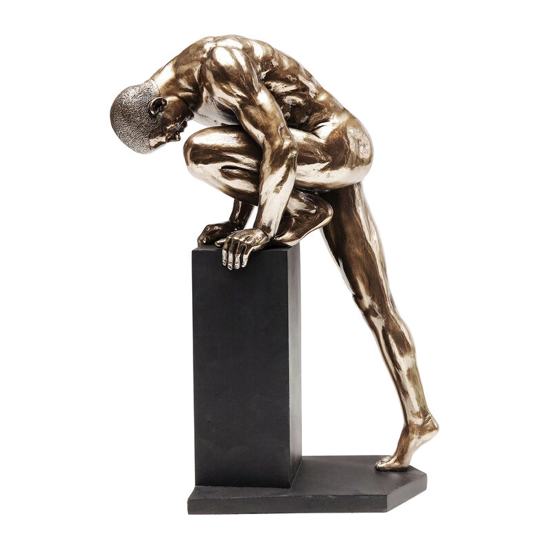 Skulptur Kämpe - Brons, 35cm