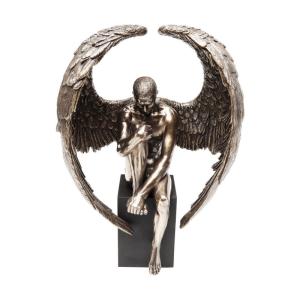 Skulptur Ledsen Ängel, 26cm