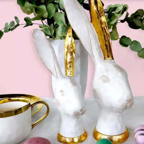 Skulptur Bunny Guld, 30cm