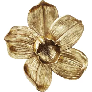 Väggdekoration Orkidé Guld 44 cm