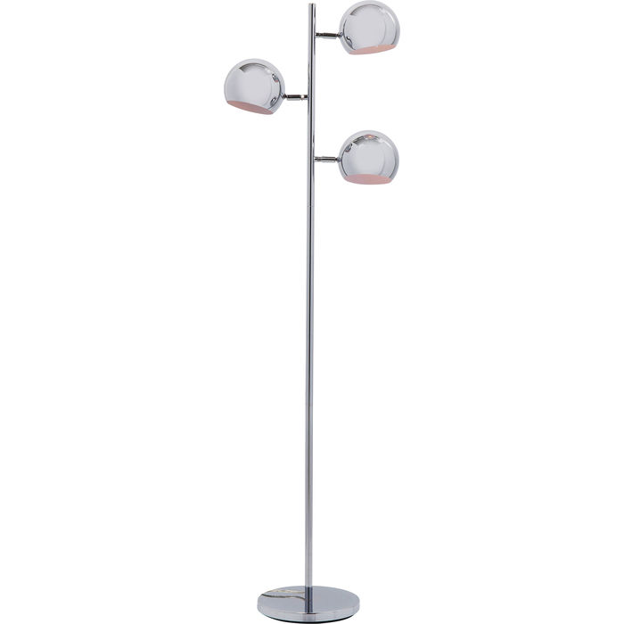 En cool golvlampa i typisk 70-tals design. Finns även med fem kupor