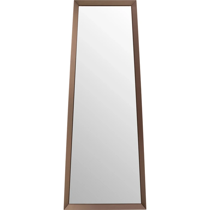 Spegel rektangulär brun 65x160 cm