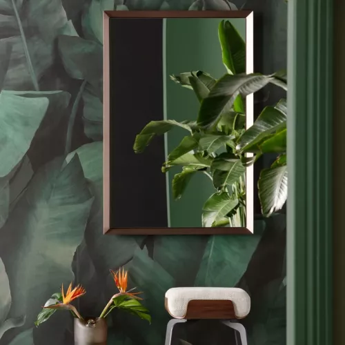 Spegel Arezzo Titanbrun 120×80 cm